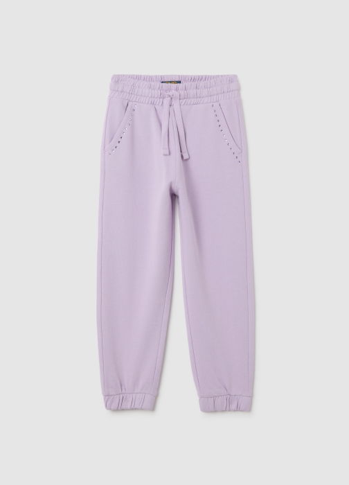OVS Kids Pantaloni Gabardin Violet Pal Fete 3-10 Ani [1]