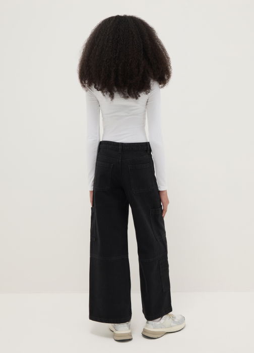 OVS Kids Pantaloni Negri Fete 10-15 Ani [2]