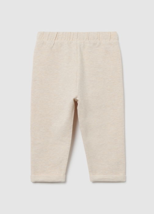 OVS Kids Pantaloni Sport Beige Melange Fete 9-36 Luni [2]