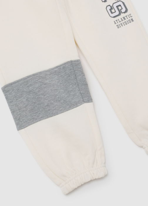 OVS Kids Pantaloni Sport Cu Fleece Bej Baieti 3-10 Ani [4]