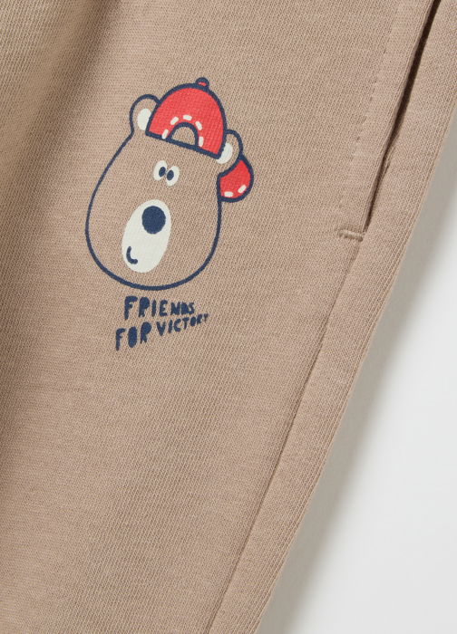 OVS Kids Pantaloni Sport Cobblestone Baieti 9-36 Luni [4]