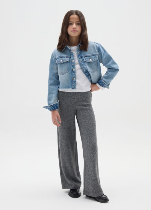 OVS Kids Pantaloni Sport Gri Fete 10-15 Ani [1]