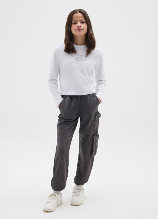 OVS Kids Спортивные Брюки С Флисом Для Девочек Темно-Серые 10-15 Лет [1]