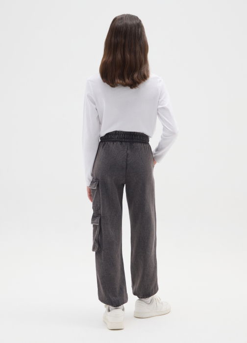 OVS Kids Спортивные Брюки С Флисом Для Девочек Темно-Серые 10-15 Лет [2]