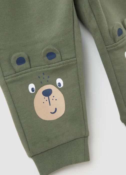 OVS Kids Pantaloni Sport Cu Fleece Verzi Baieti 9-36 Luni [3]