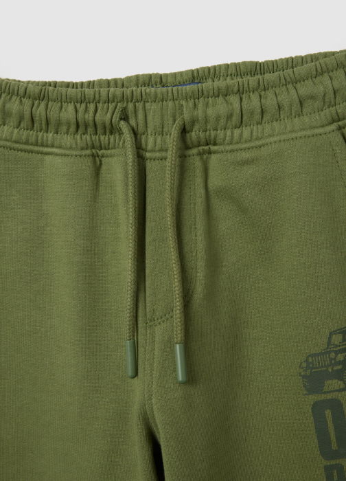 OVS Kids Pantaloni Sport Cu Fleece  Vineyard Green Baieti 3-10 Ani [3]