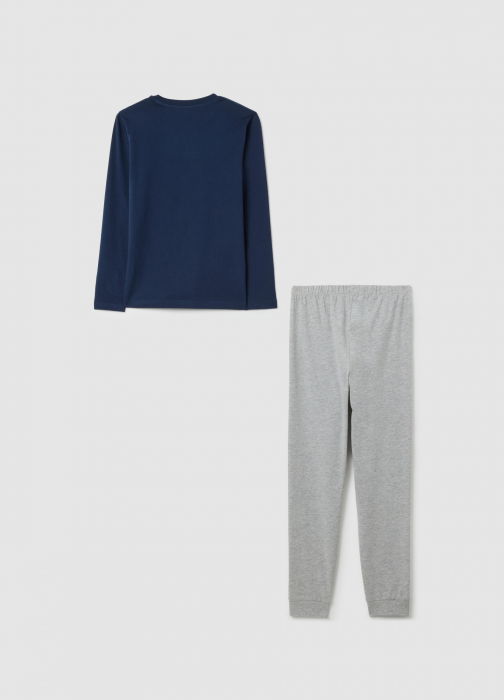 OVS Kids Pijama Blue/Gri Baieti 10-15 Ani [2]