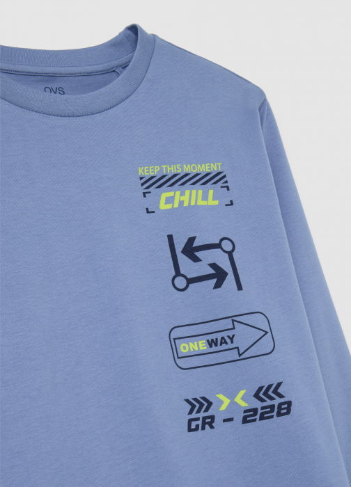 OVS Kids Pijama Blue/Lt Blue Baieti 10-15 Ani [3]