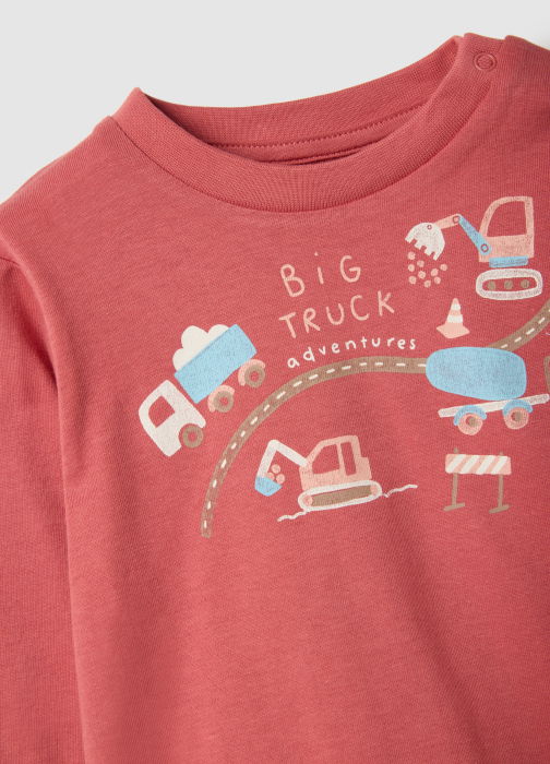 OVS Kids Pijama Dusty Cedar Baieti 9-36 Luni [4]