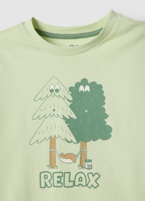 OVS Kids Pijama Maneca Lunga Seafoam Green Baieti 3-10 Ani [3]