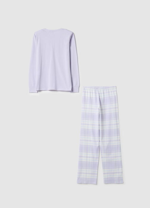 OVS Kids Pijama Maneca Lunga Violet Pal Fete 10-15 Ani [2]