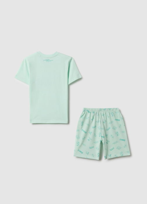 OVS Kids Pijama Maneca Scurta Verde Baieti 3-10 Ani [2]