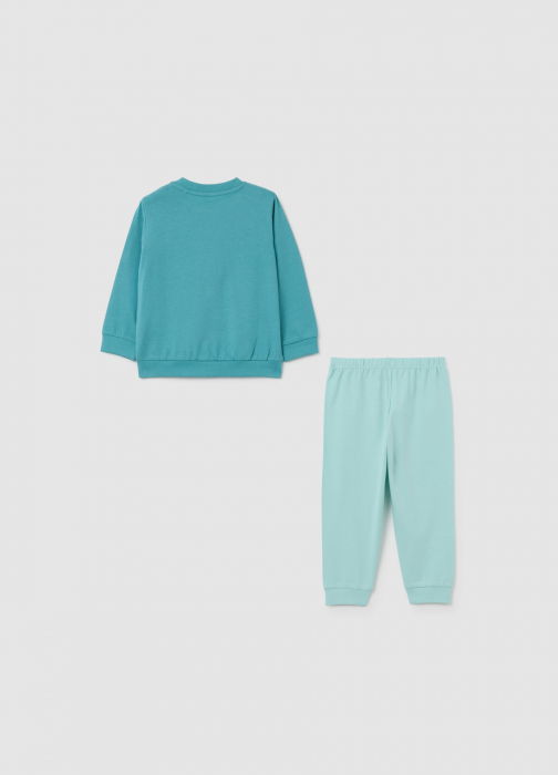 OVS Kids Pijama Pastel Turquoise Baieti 9-36 Luni [2]