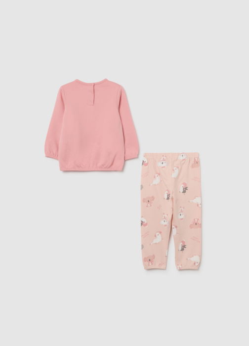 OVS Kids Pijama Roz Fete 9-36 Luni [2]
