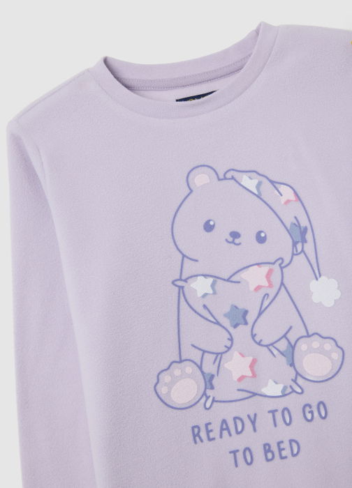 OVS Kids Pijama Violet Pal Fete 3-10 Ani [3]