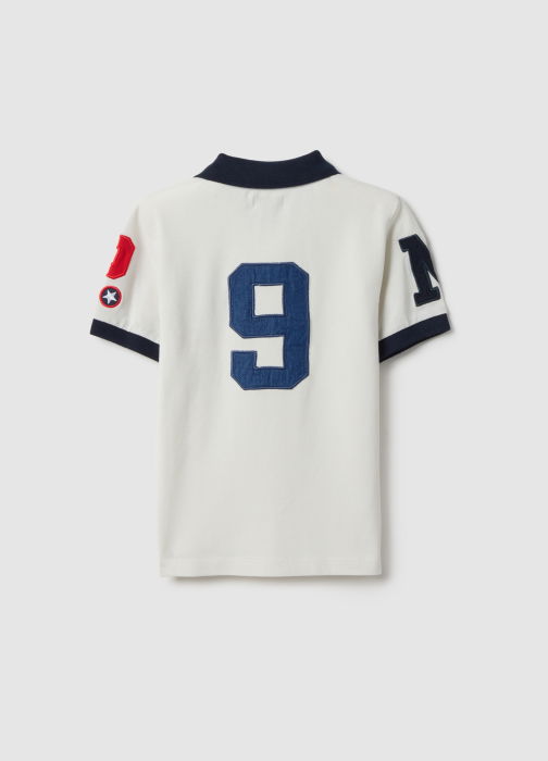 OVS Kids Polo Blanc De Blanc Baieti 3-10 Ani [2]