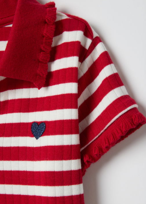 OVS Kids Polo Rosu Fete 9-36 Luni [4]