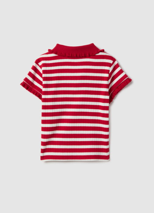 OVS Kids Polo Rosu Fete 9-36 Luni [2]