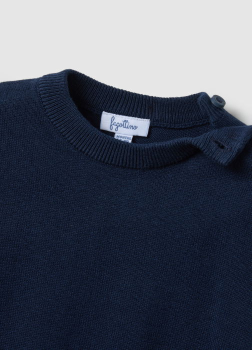 OVS Kids Pulover Albastru Inchis Baieti 9-36 Luni [3]