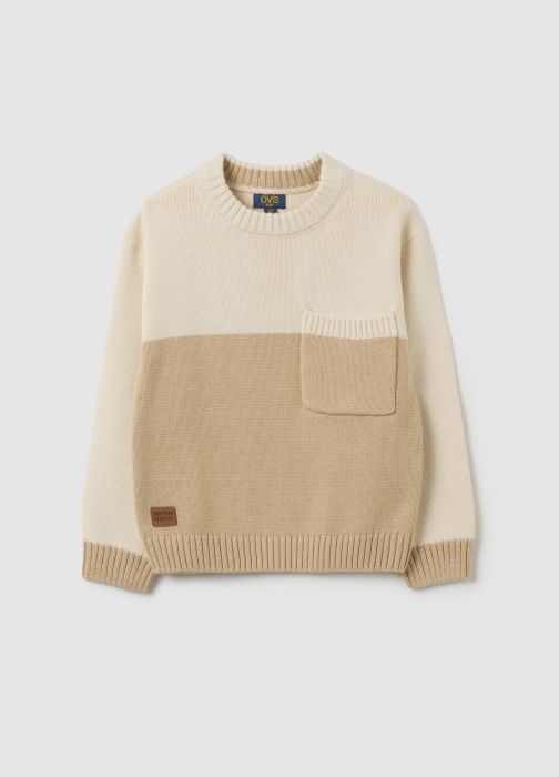 OVS Kids Pulover Bej Baieti 3-10 Ani [1]
