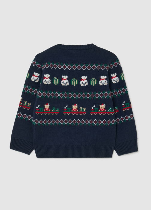 OVS Kids Pulover Dark Blue Baieti 9-36 Luni [2]