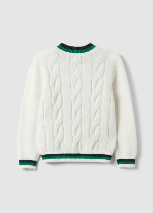 OVS Kids Pulover Gri/Alb Baieti 3-10 Ani [2]