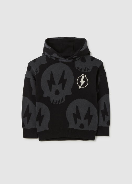 OVS Kids Свитер Для Мальчиков Серый/Чёрный 3-10 Лет [1]