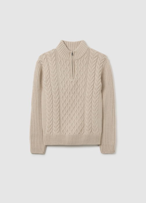 OVS Kids Pulover Off White Melange Baieti 10-15 Ani [4]