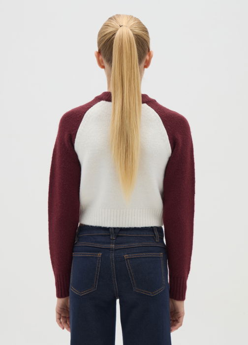 OVS Kids Pulover Off-White/Red Fete 10-15 Ani [2]