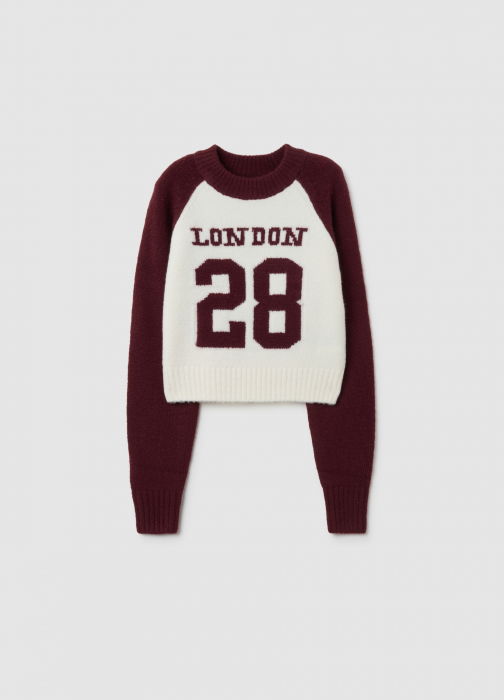 OVS Kids Pulover Off-White/Red Fete 10-15 Ani [4]