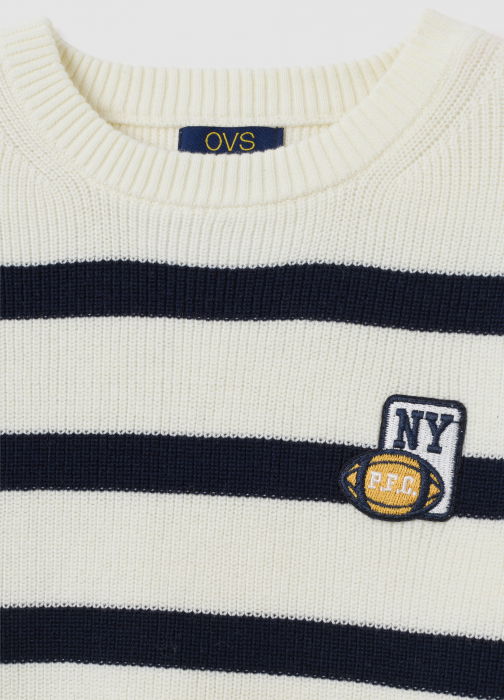 OVS Kids Свитер Для Мальчиков White-Striped Blue 3-10 Лет [3]