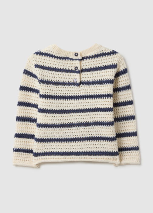 OVS Kids Свитер Для Девочек White-Striped Blue 9-36 Месяцев [2]