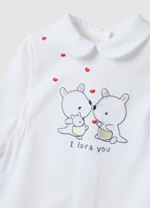 OVS Kids Salopeta Alba Fete 0-9 Luni [3]