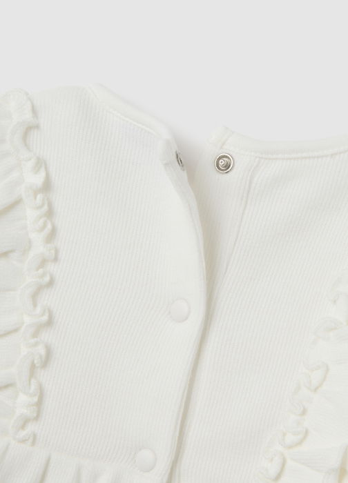 OVS Kids Salopeta Alba Fete 0-9 Luni [4]