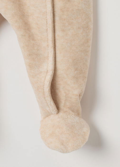 OVS Kids Salopeta Beige Melange Baieti 0-9 Luni [4]