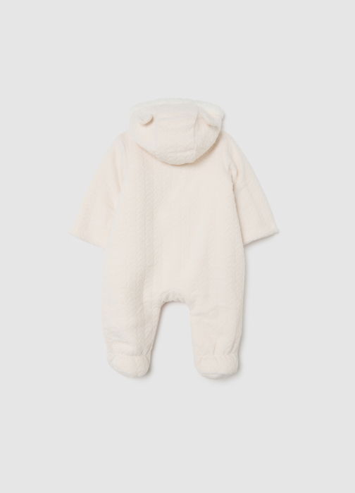 OVS Kids Salopeta Beige Melange Baieti 0-9 Luni [2]