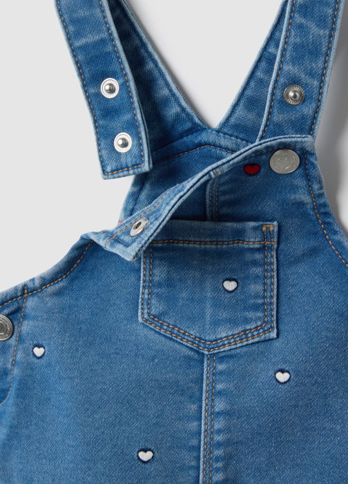 OVS Kids Salopeta Indigo Fete 0-9 Luni [3]