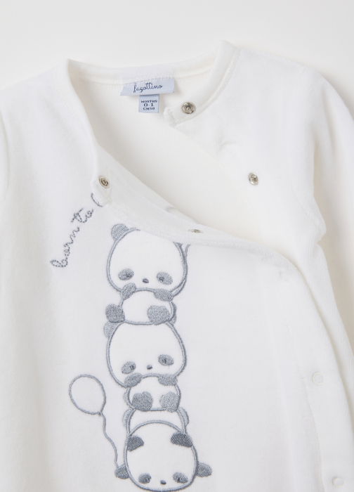 OVS Kids Salopeta Lucent White Baieti 0-9 Luni [3]