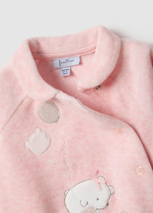 OVS Kids Salopeta Pink Melange Fete 0-9 Luni [3]