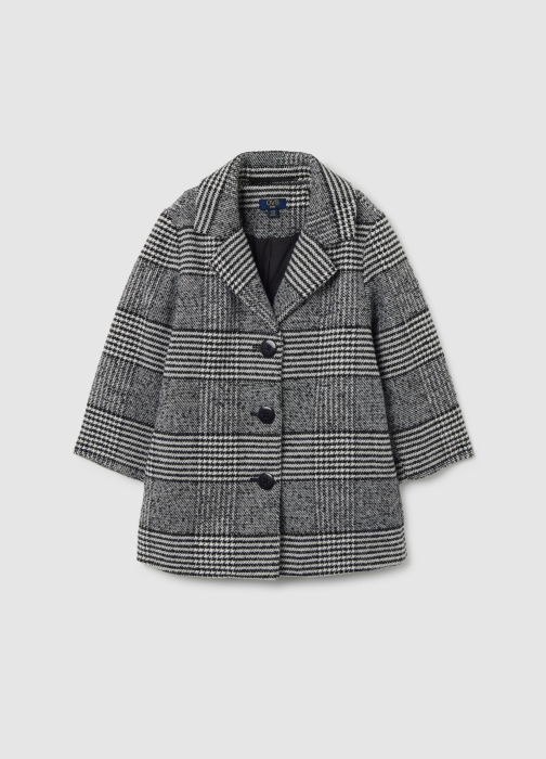 OVS Kids Scurta Black/White Check Fete 3-10 Ani [1]