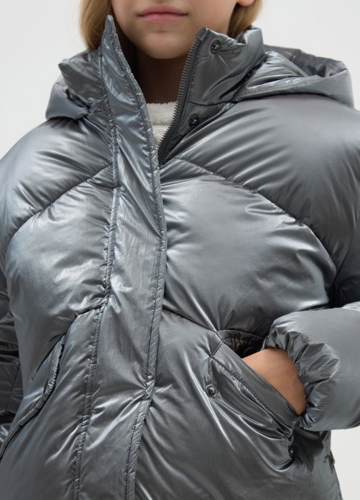 OVS Kids Scurta De Iarna Gri Inchisa Fete 10-15 Ani [3]