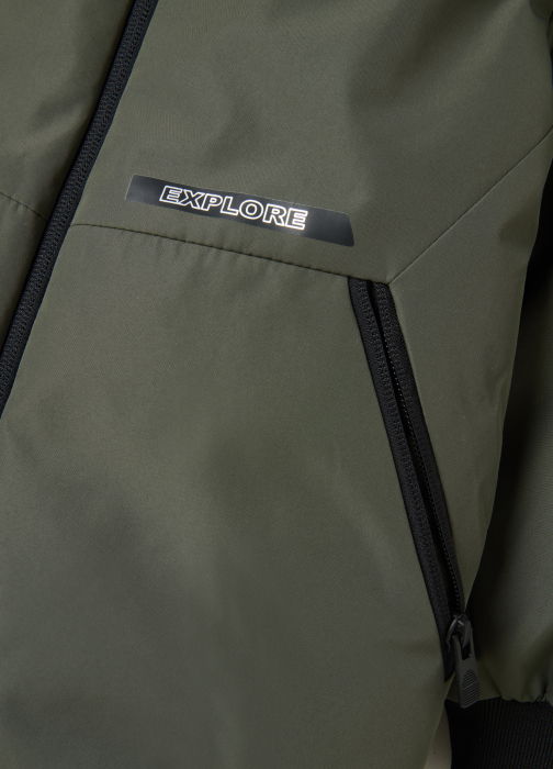 OVS Kids Зимняя Теплая Куртка Для Мальчиков Military Green 3-10 Лет [3]