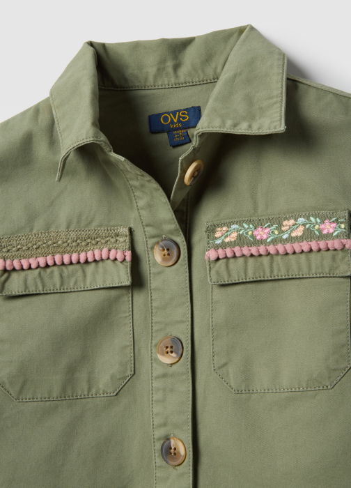 OVS Kids Тонкая Куртка Для Девочек Oil Green 3-10 Лет [3]