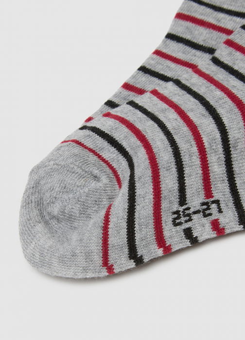 OVS Kids Set Ciorapi Gri/Negru Baieti 10-15 Ani [3]