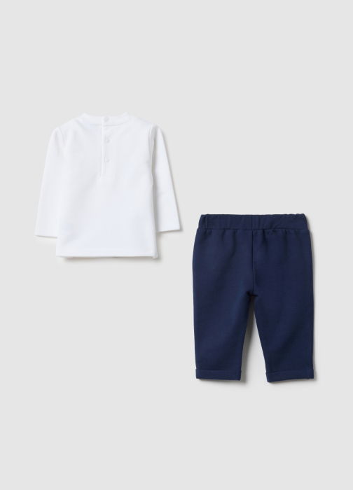 OVS Kids Set Hanorac+Jogger Alb Fete 0-9 Luni [2]