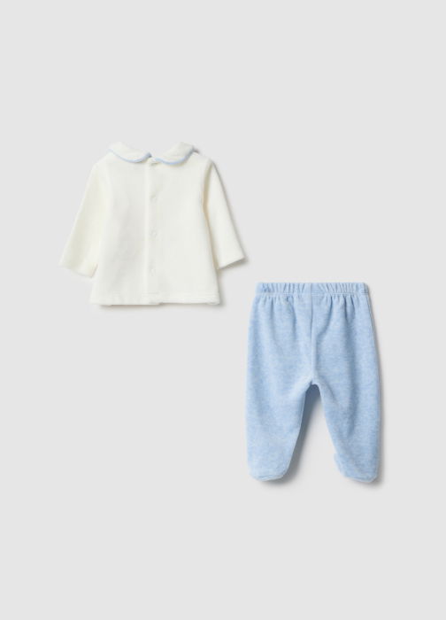 OVS Kids Набор Толстовок + Джоггер Для Мальчиков Light Blue Melange 0-9 Месяцев [2]