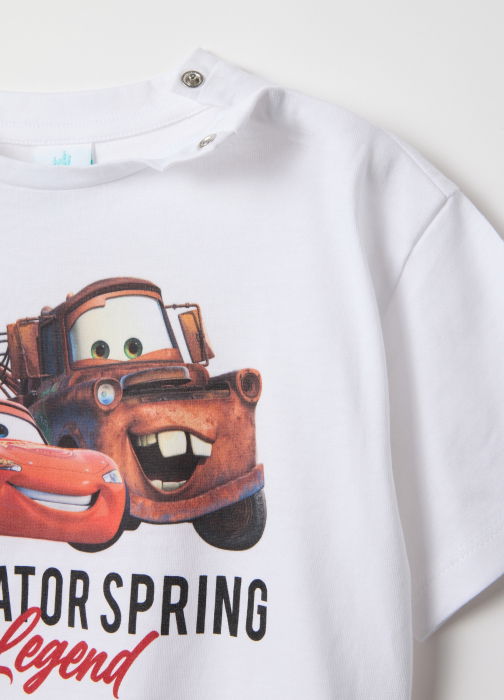 OVS Kids Set Tricou+Sorti Alb Baieti 9-36 Luni [3]