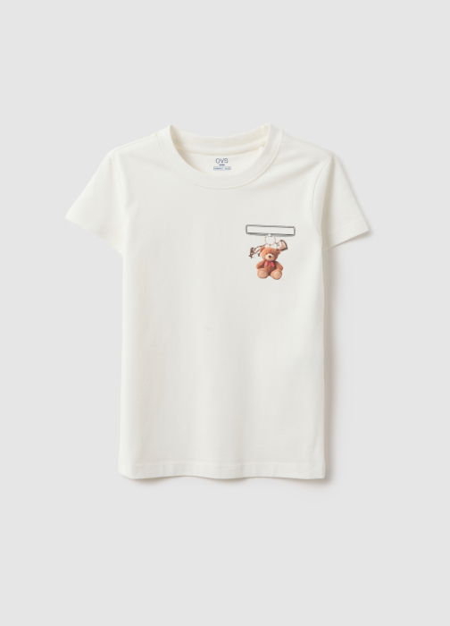 OVS Kids Tricou Blanc De Blanc Fete 10-15 Ani [4]