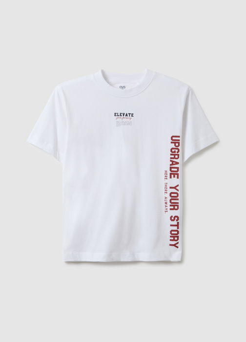 OVS Kids Tricou Bright White Baieti 10-15 Ani [4]