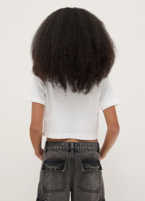 OVS Kids Tricou Bright White Fete 10-15 Ani [2]